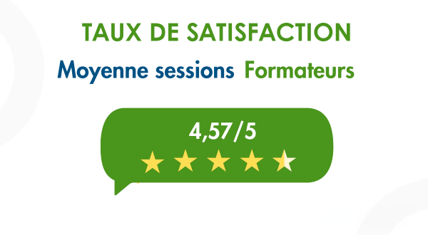 Taux de satisfaction Sessions Formations Formateurs