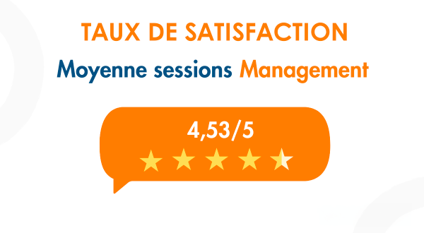 Taux de satisfaction Sessions Management