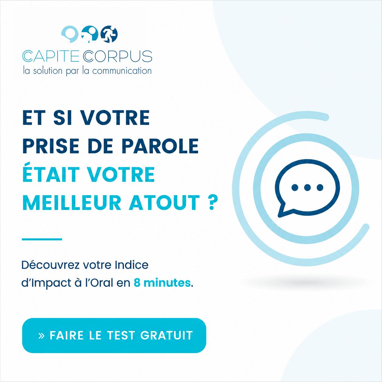 Et si votre prise de parole était votre meilleur atout ? Découvrez votre indice d'impact à l'oral